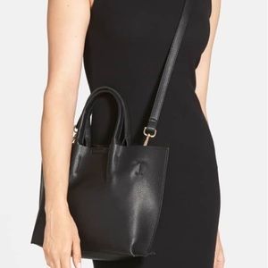 Street Level Faux Leather Crossbody Purse Wristlet